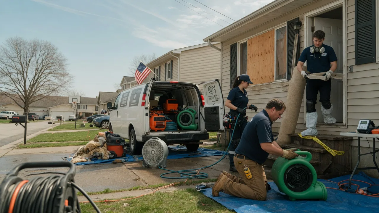 Water Damage Restoration in Roodhouse, IL near me